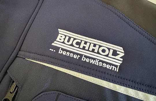 Bestickte Engelbert Strauss Jacken für Fa. Buchholz aus Celle