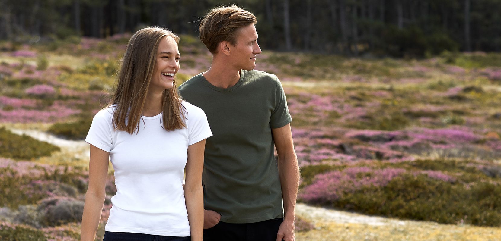 Herren und Damen T-Shirts aus Bio-Baumwolle